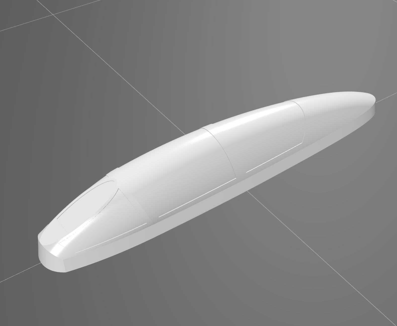 Voodoo Dual Canopy Vacuum forming tool .stl SemiScale Parkjets